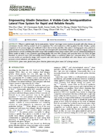 Empowering Gliadin Detection A Visible Code Semiquantitative Lateral Flow System For Rapid And Reliable Results
